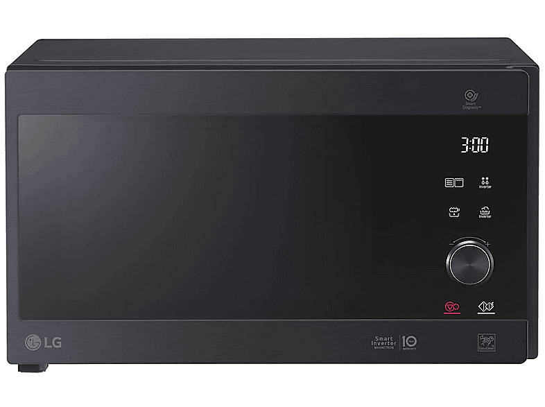 Microondas - LG MH6565CPW, 25 l, Negro