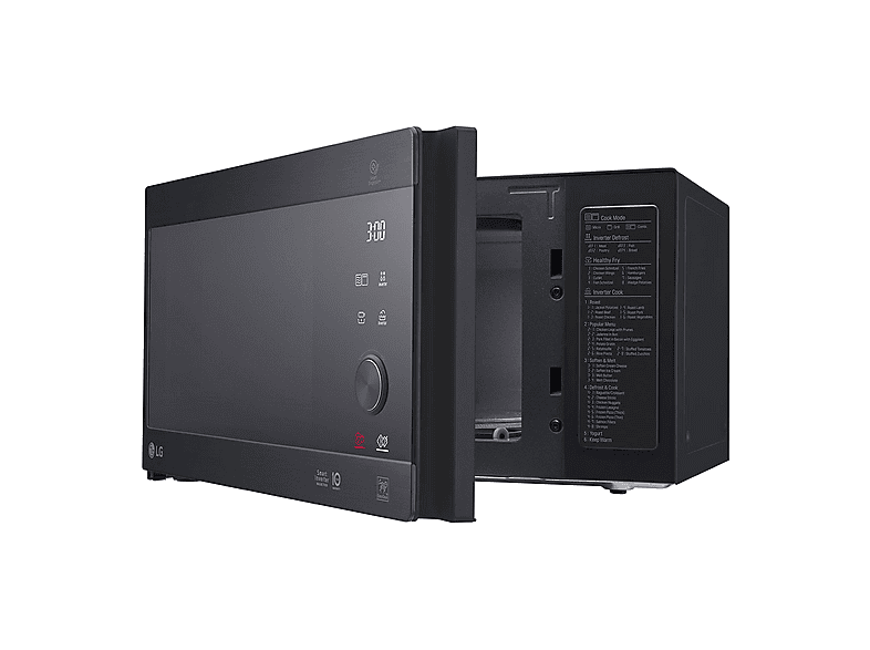 Microondas - LG MH6565CPW, 25 l, Negro