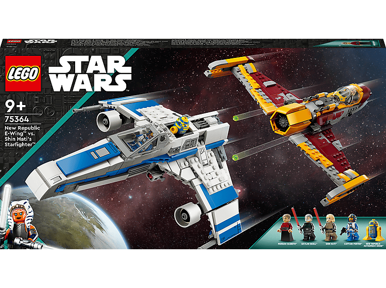 Juego de construcción - LEGO LEGO® Star Wars™ 75364 Ala-E de la Nueva República vs. Caza Estelar de Shin Hati (1056 piezas)