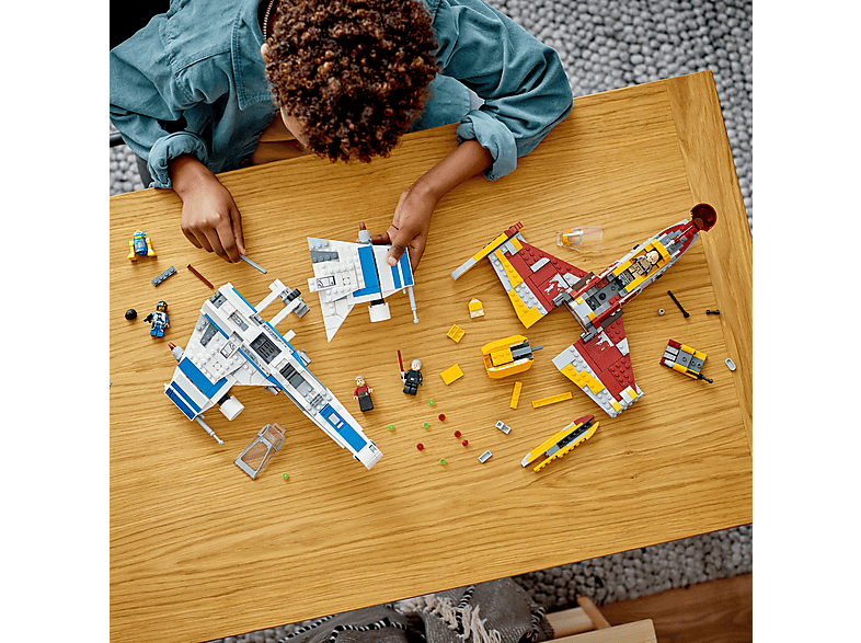 Juego de construcción - LEGO LEGO® Star Wars™ 75364 Ala-E de la Nueva República vs. Caza Estelar de Shin Hati (1056 piezas)