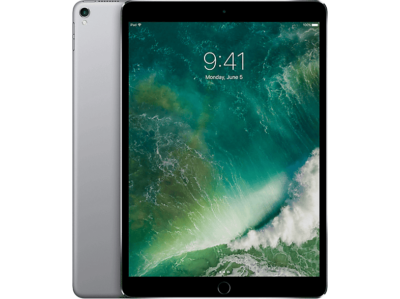 Tablet - Apple iPad Pro 10.5 (2017) Wi-Fi, 64 GB, Negro, 4 GB RAM, Apple A10X Fusion, Tablet iOS
