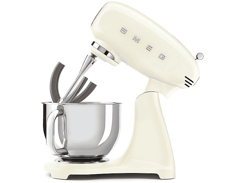 Robot de cocina - Smeg SMF03CREU CREMA, 800 W, 4,8 l