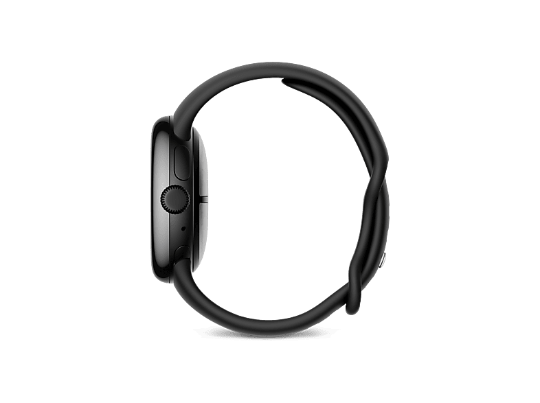 Smartwatch - Google PIXEL WATCH 3 41MM BLACK, S-L, Aluminio 100% reciclado, Obsidiana