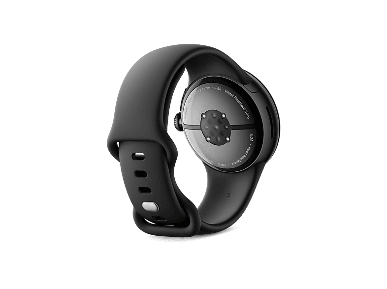 Smartwatch - Google PIXEL WATCH 3 41MM BLACK, S-L, Aluminio 100% reciclado, Obsidiana