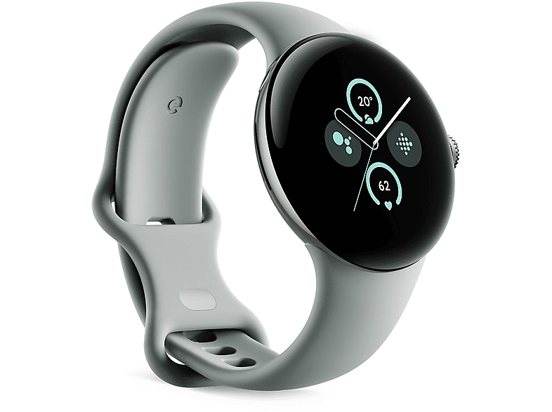 Smartwatch - Google Pixel Watch 2, S/L, Aluminio, Verde