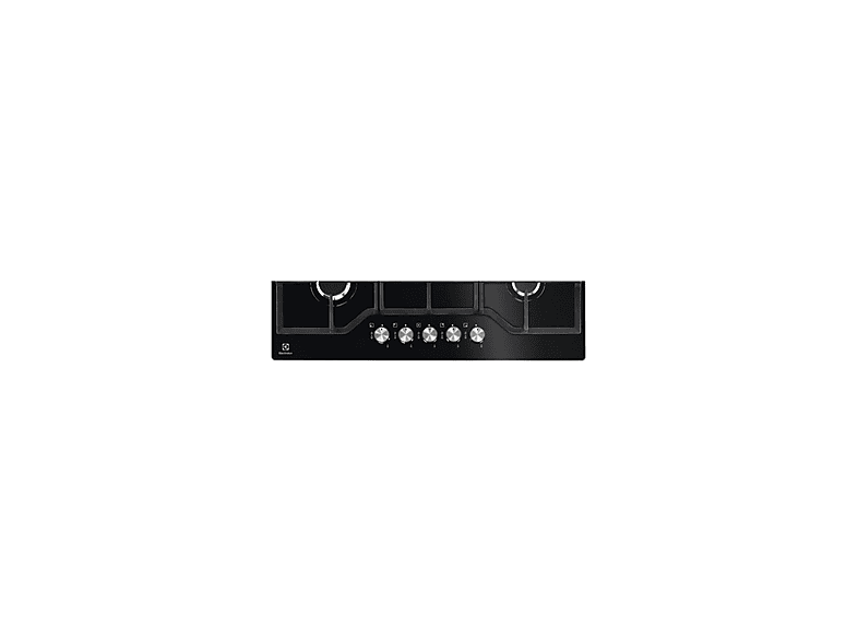Placa de gas - Electrolux EGG7536K, 5 zonas, 74 cm, Negro