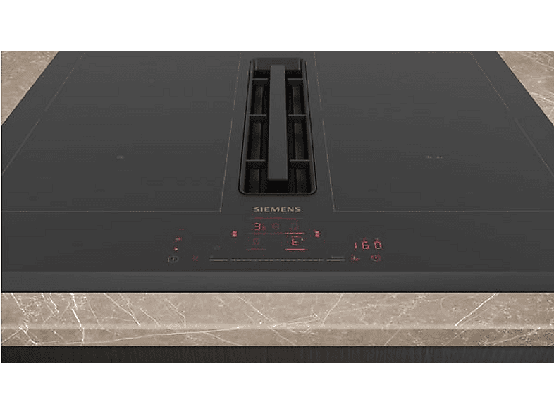 Placa de inducción - Siemens ED631HQ26E, 4 zona(s) zonas, 522 mm, Negro