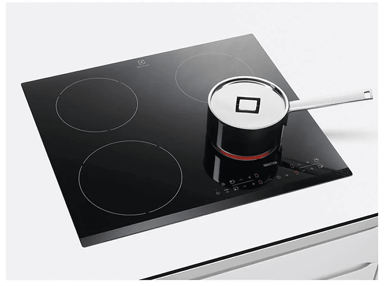 Placa de inducción - Electrolux LIR60430, 4 zonas, 56 cm, Negro
