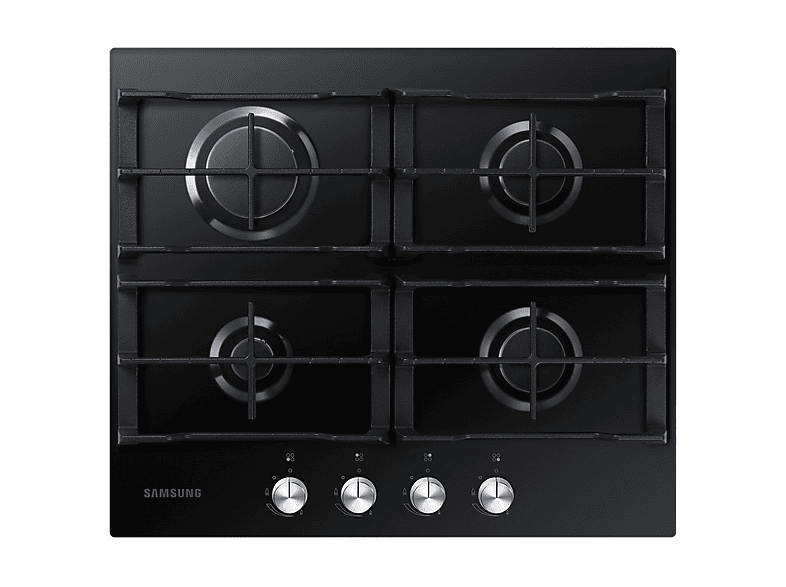 Placa de gas - Samsung NA64H3010AK, 4 zonas, 60 cm, Negro