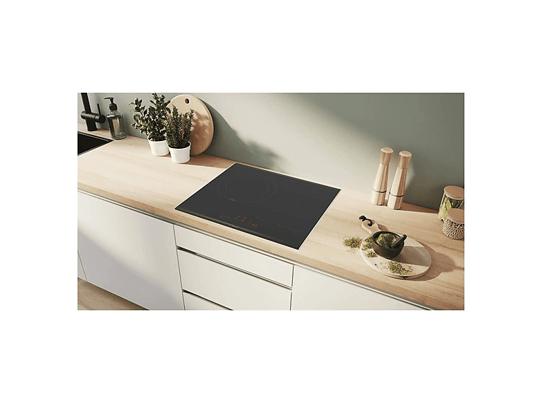 Placa de inducción - Bosch PXJ675HC1E, 3 zonas, 606 mm, Negro