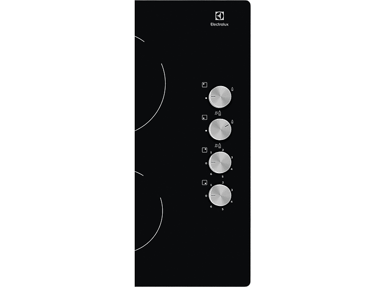 Placa de inducción - Electrolux EGE6172NOK, 4 zonas, 580 mm, Negro