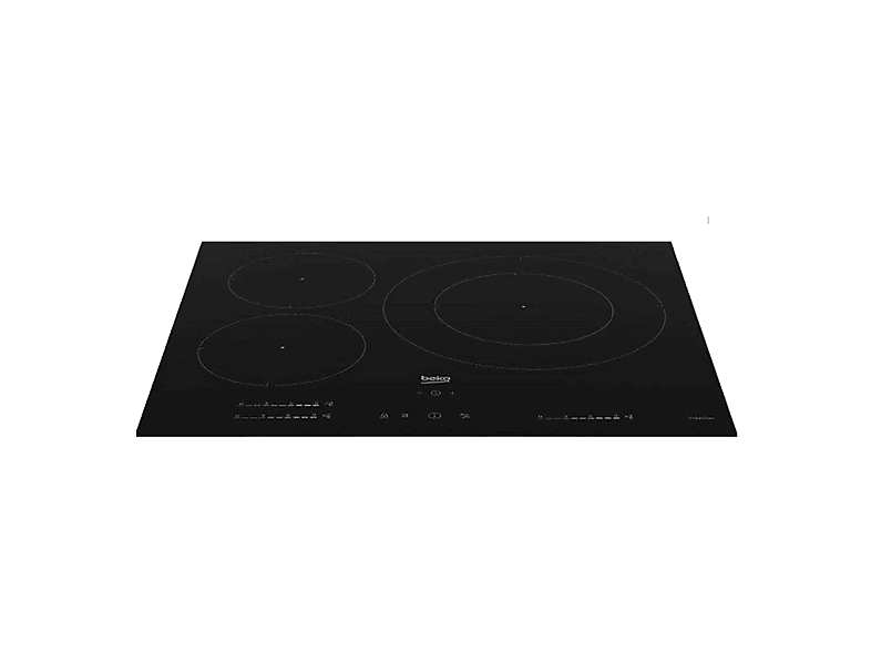 Placa de inducción - Beko HII 63720 UT, 3 zonas, 590 mm, Negro