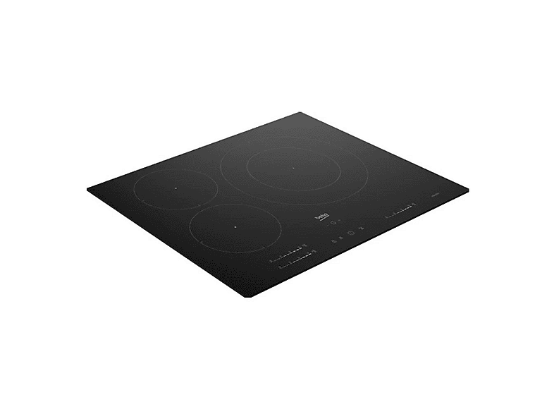Placa de inducción - Beko HII 63720 UT, 3 zonas, 590 mm, Negro