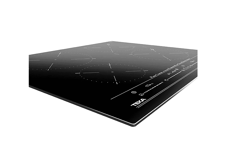 Placa de inducción - Teka 112500023, 4 zona(s) zonas, 606 mm, Negro