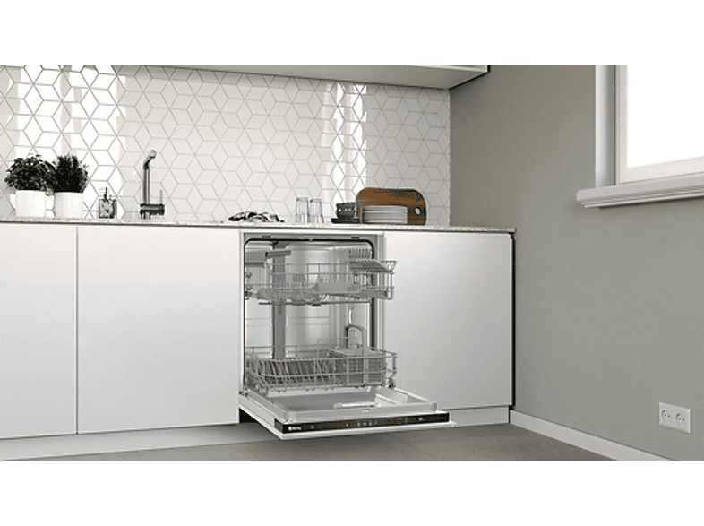 Lavavajillas integrable 60 cm - Balay 3VF304NP, 12 servicios, 4 programas, 598 mm, Panelable