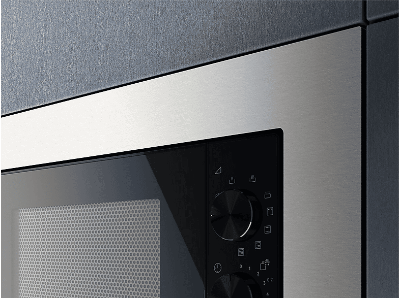 Microondas integrable - Electrolux 947608883, 1200 W, 6 potencia, 20 l, inox, gris