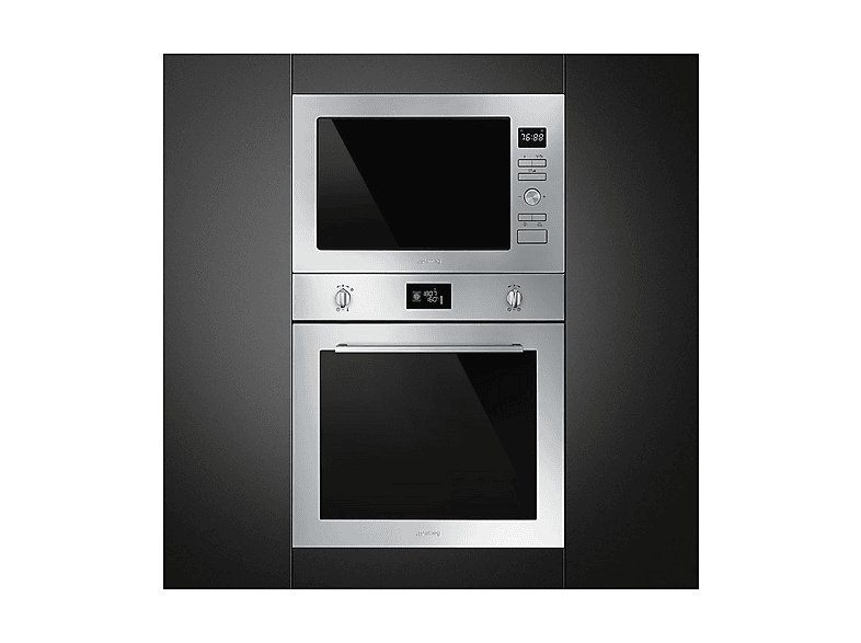 Microondas integrable - Smeg FMI425X, 900 W, 25 l, Acero