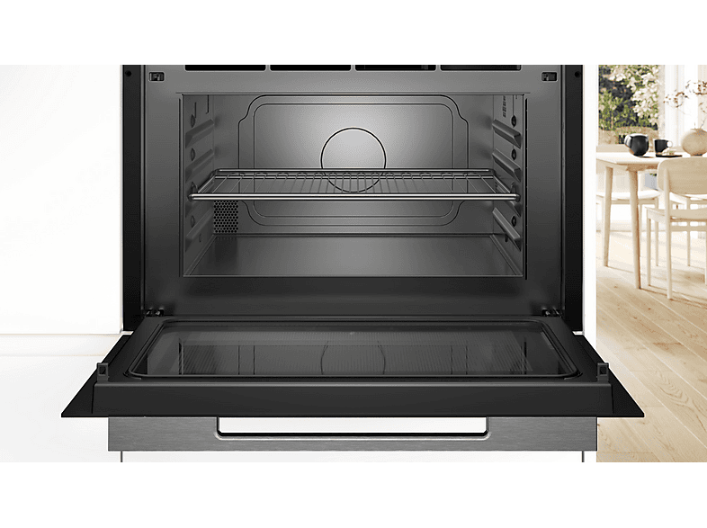 Microondas - Bosch CEG732XB1, 1000 W, 5 niveles potencia, 36 l