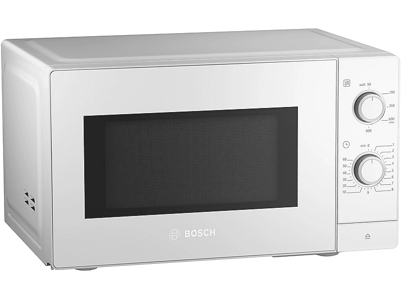 Microondas libre instalación - Bosch FFL020MW0, 800 W, 5 potencia, 20 l, Blanco