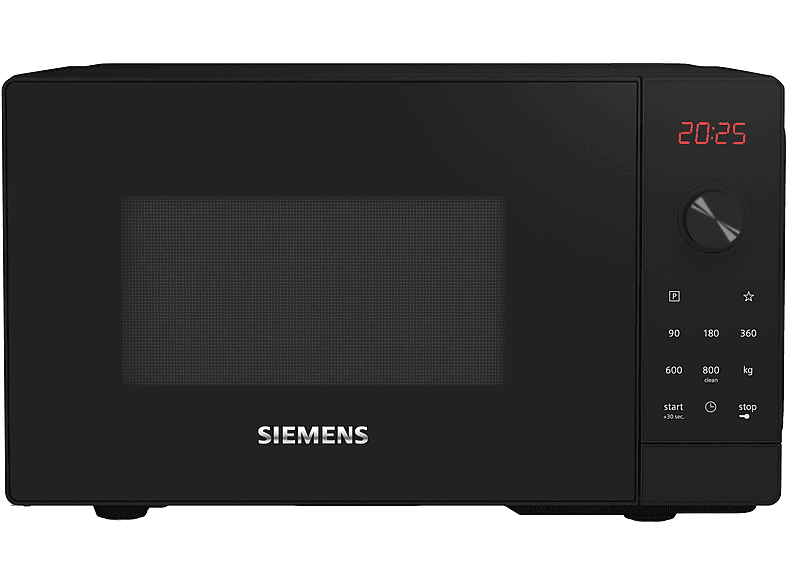 Microondas libre instalación - Siemens FF023LMB2, 800 W, 5 potencia, 20 l, Negro