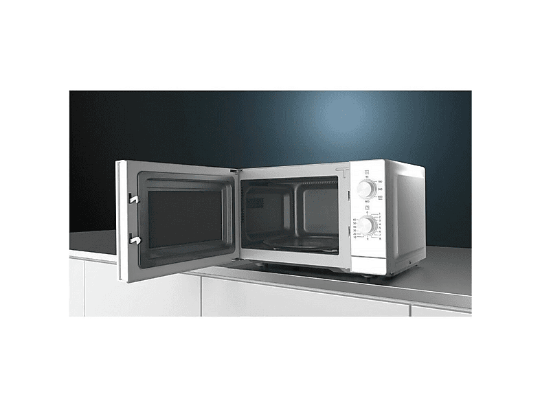 Microondas libre instalación - Siemens FF020LMW0, 800 W, 5 potencia, Blanco