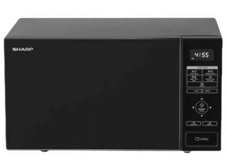 Microondas libre instalación - Sharp RBG232TB, 1,400 W, 23 l, Negro