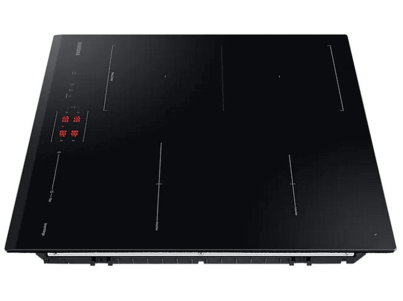 Placa de inducción - Samsung Flex Zone 3300W (NZ64B5046GK), 4 zonas, 590 mm, Negro