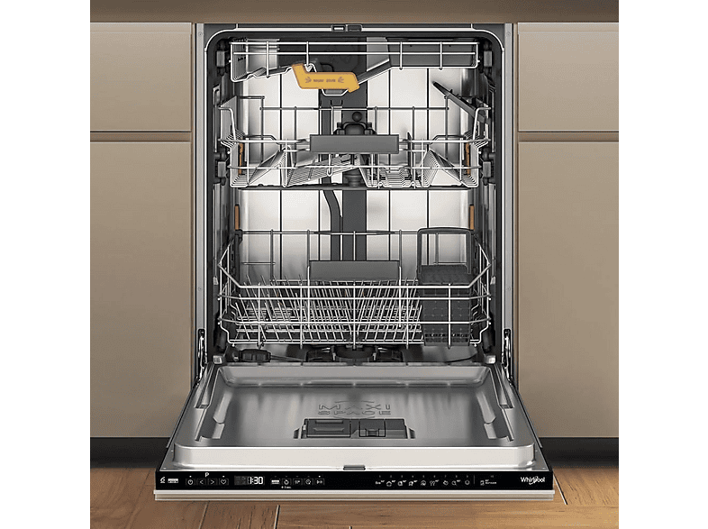 Lavavajillas integrable 60 cm - Whirlpool WH8IPB14AM6L0, 14 servicios, 10 programas, 598 mm, Inox panelable