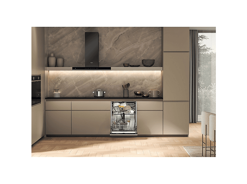 Lavavajillas integrable 60 cm - Whirlpool WH8IPB14AM6L0, 14 servicios, 10 programas, 598 mm, Inox panelable