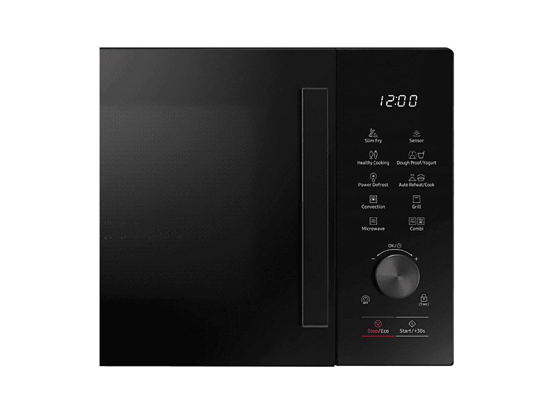 Microondas - Samsung MC28A5137KK/E1, 2900 W, 6 potencia, 28 l, Black