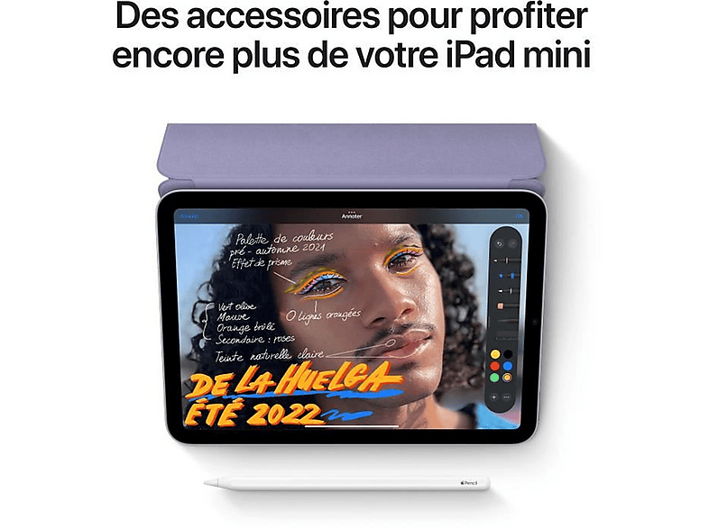 Tablet - Apple iPad mini, 64 GB, Beige, 8,3 " Retina, 4 GB RAM, Apple, A15, Tablet iPadOS