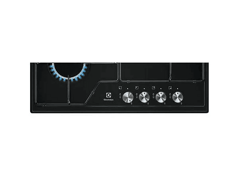 Placa de gas - Electrolux EGS6424K, 4 zonas, 595 mm, Inox