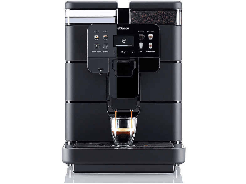 Máquina espresso - Saeco New Royal OTC, 1400 W, 2 tazas, Negro