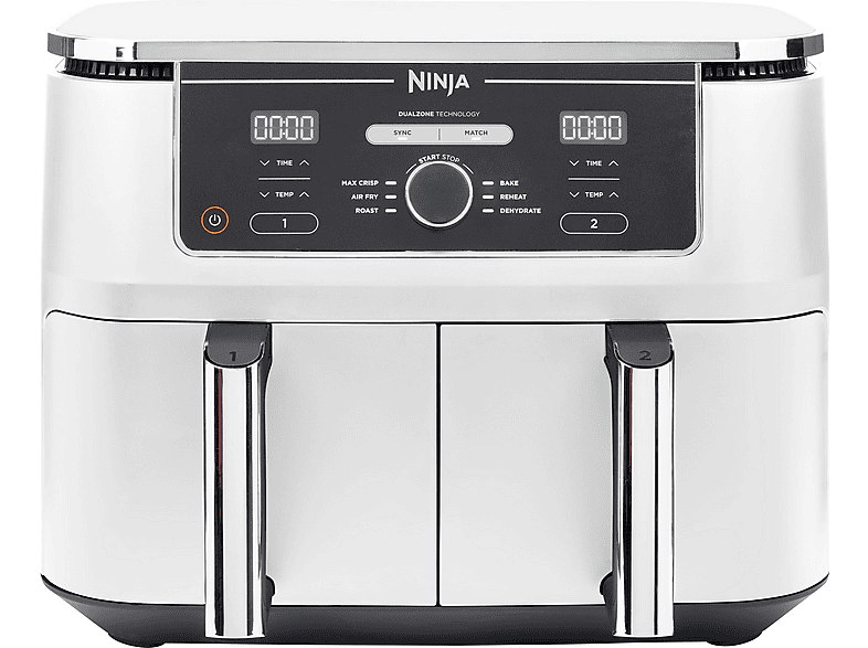 Freidora de aire - Ninja AF400EUWH, 2470 W, 4,75 l, Blanco
