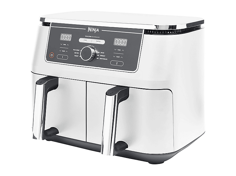 Freidora de aire - Ninja AF400EUWH, 2470 W, 4,75 l, Blanco