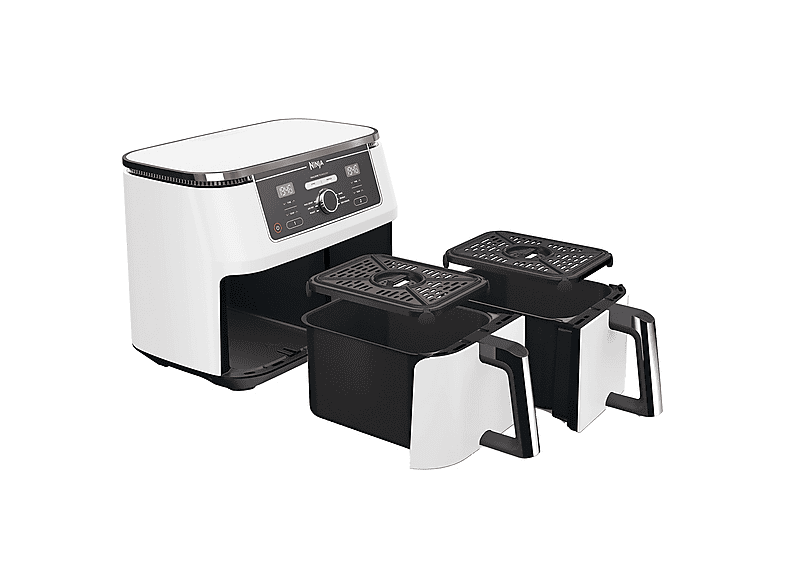 Freidora de aire - Ninja AF400EUWH, 2470 W, 4,75 l, Blanco