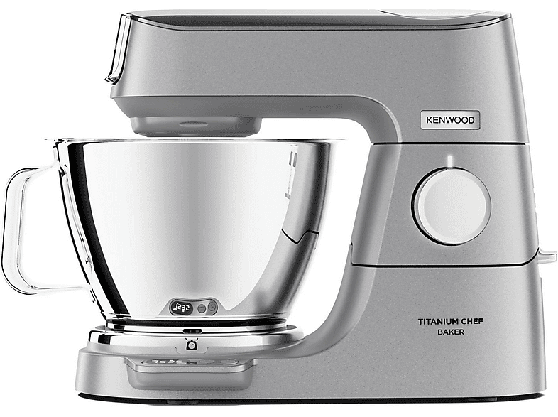 Robot amasador - Kenwood KVC85.124SI, 1200 W, 5 l, Gris