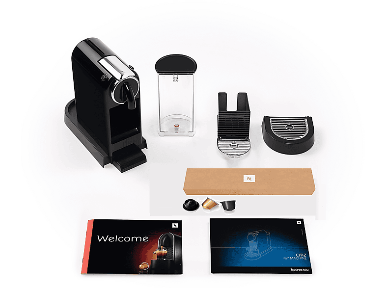 Cafetera de cápsulas - Delonghi 0132192150, 19 bar, 240 ml, 1710 W, Negro