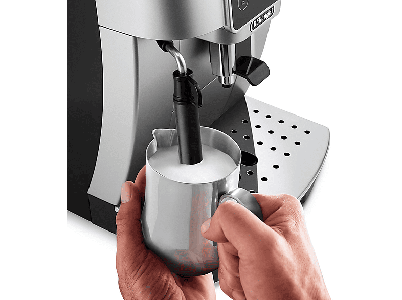 Cafetera express - Delonghi ECAM220.30.SB, 15 bar, 1450 W, 2 tazas, Inox + Preto