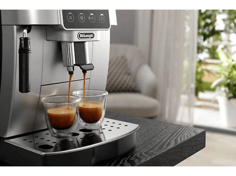 Cafetera express - Delonghi ECAM220.30.SB, 15 bar, 1450 W, 2 tazas, Inox + Preto