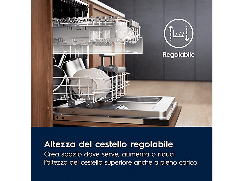 Lavavajillas integrable 60 cm - Electrolux LSV48400L, 14 servicios, 6 programas, 60,00 cm