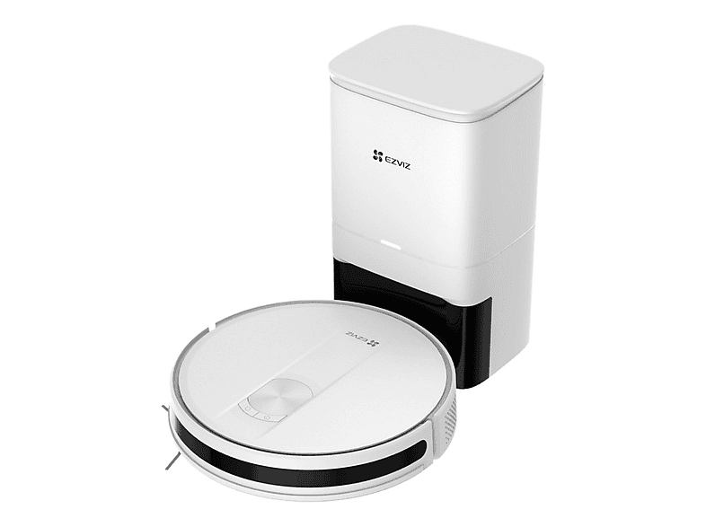Robot aspirador - EZVIZ 314100022, 30 W, Potencia de succión 2,7 kPa, Depósito 550 ml, Autonomía 190 min, Negro