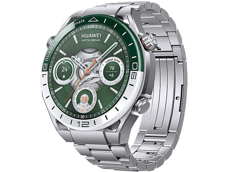 Smartwatch - Huawei WATCH ULTIMATE GREEN, 140-210 mm, Cerámico, Verde