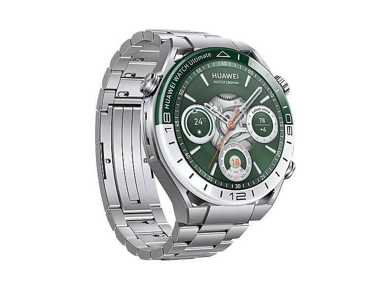 Smartwatch - Huawei WATCH ULTIMATE GREEN, 140-210 mm, Cerámico, Verde