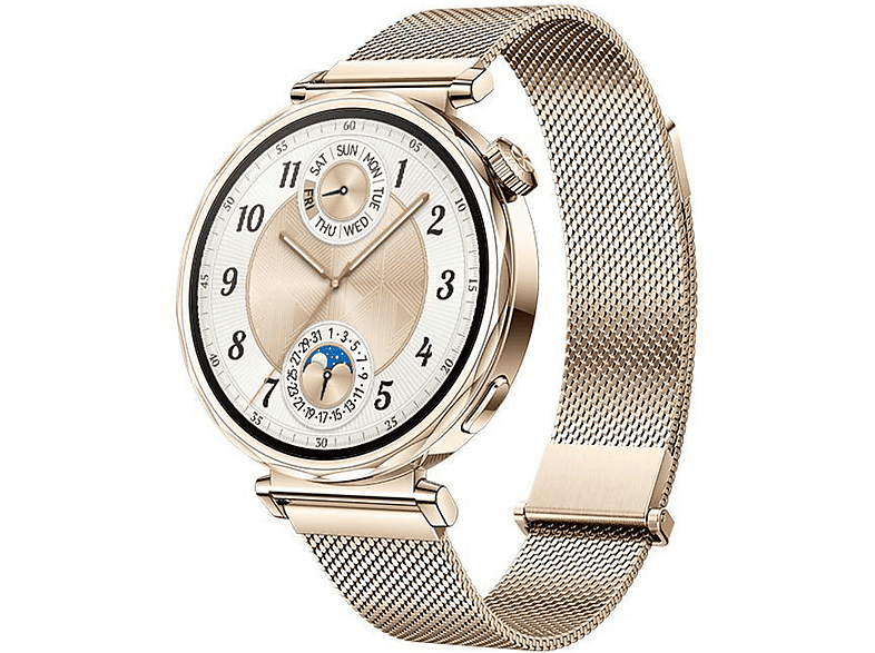 Smartwatch - Huawei Watch GT 5, Acero inoxidable, Gold