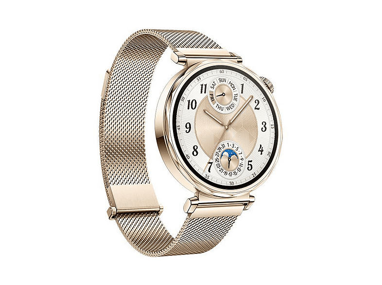 Smartwatch - Huawei Watch GT 5, Acero inoxidable, Gold