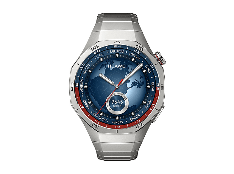 Smartwatch - Huawei GT5 PRO TITANIUM, 140–210 mm, Titanio y cerámica, Titanio