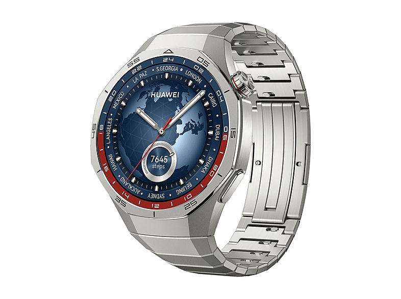 Smartwatch - Huawei GT5 PRO TITANIUM, 140–210 mm, Titanio y cerámica, Titanio