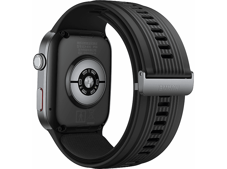Smartwatch - Huawei WATCH D2 BLACK, 26.5 mm, Aluminio, Negro