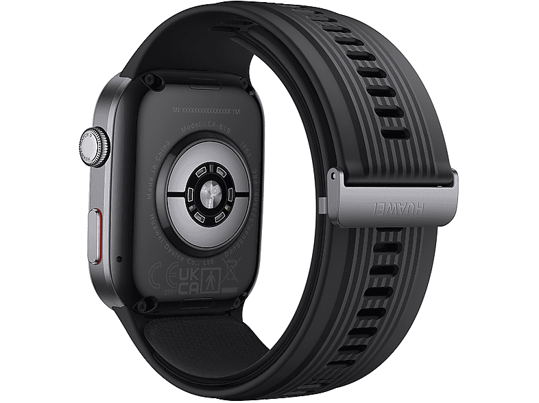Smartwatch - Huawei WATCH D2 BLACK, 26.5 mm, Aluminio, Negro
